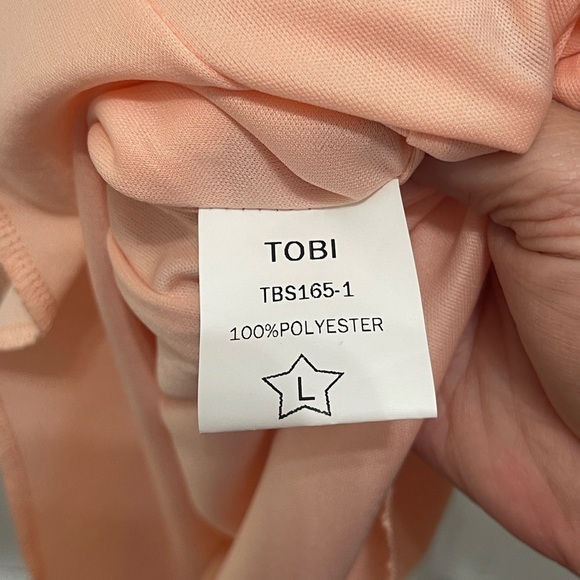 Tobi sleeveless  top coral large - Picture 5 of 11